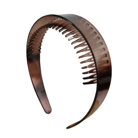 Ободок для волос Extra Wide Thick Headband с нескользящими зубьями в винтажном стиле, прочно держащийся, офисный аксессуар для волос