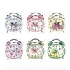 Alarm Clocks For Bedrooms, Square Alarm Clock , Student Home Decoration Desktop Clock(Light Green)