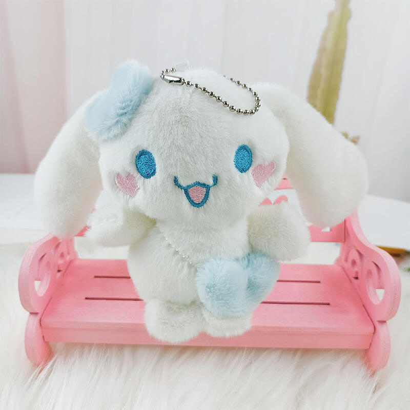 Японский стиль Sanrio Киннаморолл Очаровательный Мультяшный Магнитное Притяжение Плюшевый Брелок Пара и Друзья Подвеска для Сумки Подарок