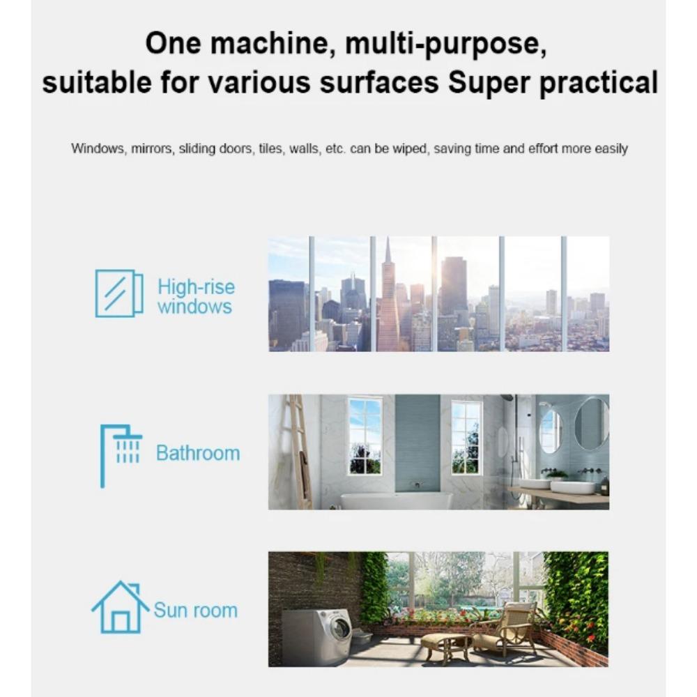 Робот для мытья окон, умный распылитель воды с автоматической функцией распыления воды, защита от падения, магнитное стекло, домашняя умная машина для очистки