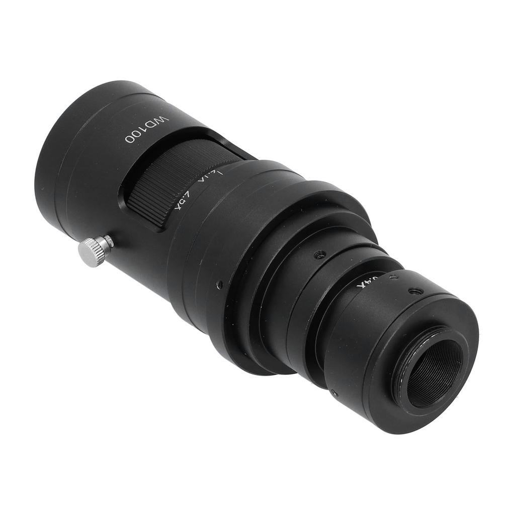 200X Adjustable Continuous Zoom C Mount Optical Lens Industrial Video Microscope Lenses