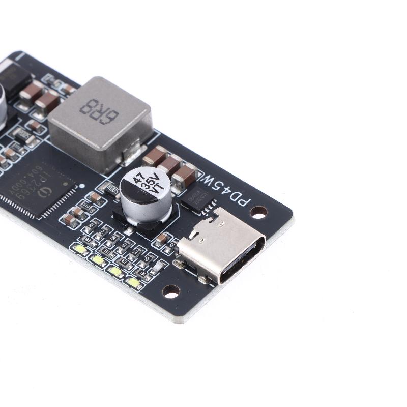 1 шт. Зарядное устройство для литий-ионных/LiFePO4 аккумуляторов Type-C USB PD3.1 Быстрая зарядка 45 Вт 2S 3S 4S 5S 6S Модуль зарядного устройства/разрядника для литиевых батарей