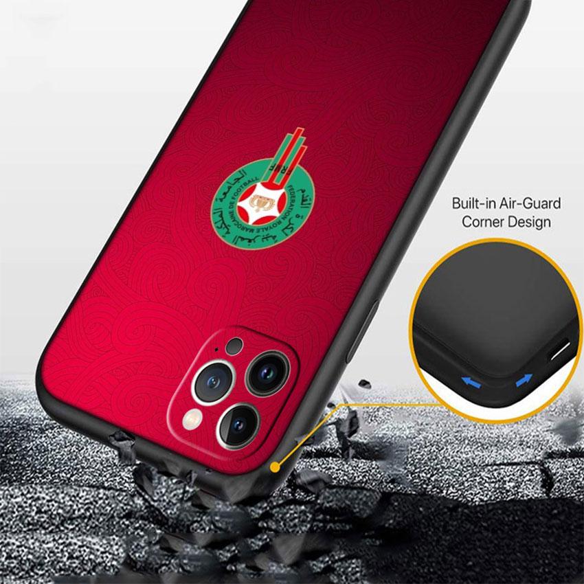 Morocco Flag Phone Case for Samsung Galaxy A01 A02 A02S A03 Core A03S A05 A05S A06 A10 A10S A16 A20 A20S A35 S10 Lite S10+ S10e