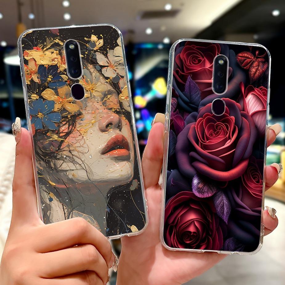 Чехол для Oppo F11 CPH1913 CPH1911 Цветы Расписная Крышка Мягкий Силиконовый Чехол для Телефона Для Oppo F11 Pro F 11 OppoF11 Pro Сумки