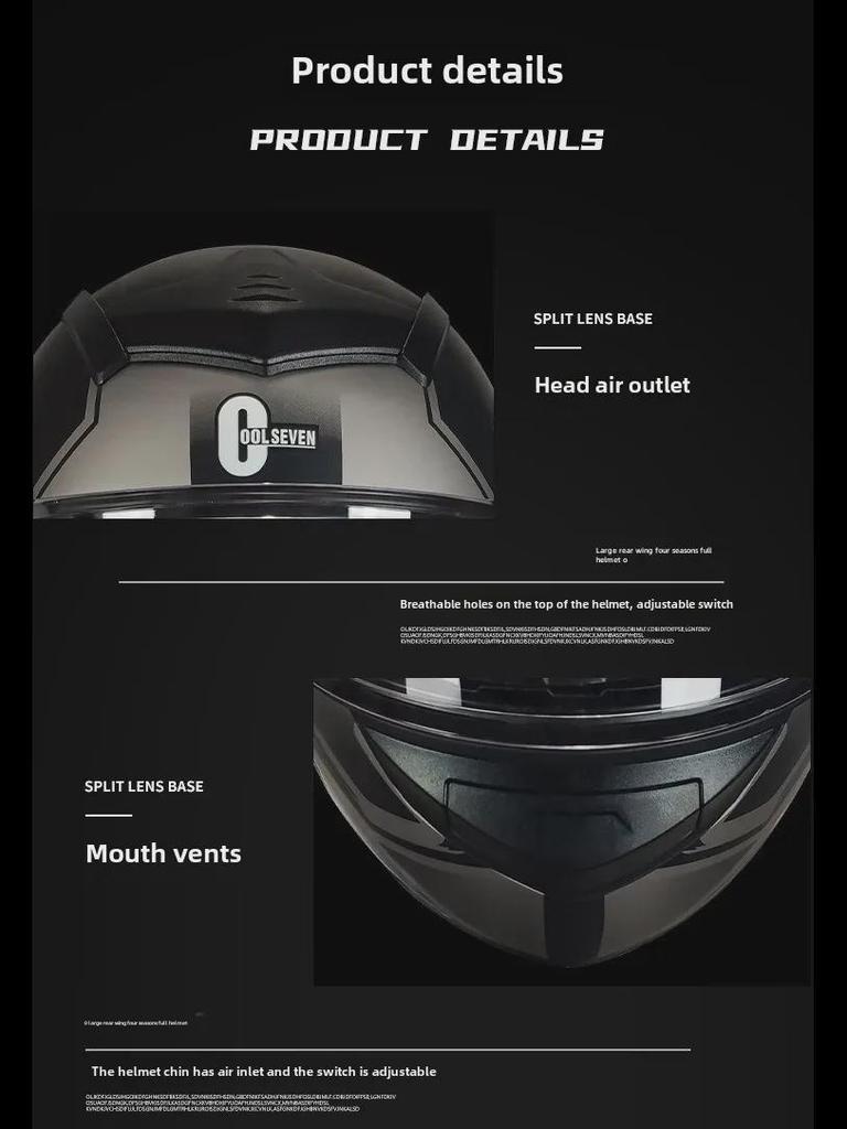 All-Season DOT Certified Electric Motorcycle Helmet