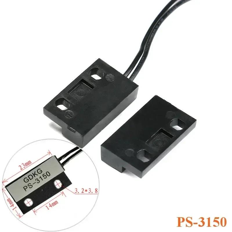 1-10pcs PS-3150 Reed Switch Sensor PS3150 Normally Open NO Proximity Magnetic Door Window Contacts 30cm Wire Inductance Distance