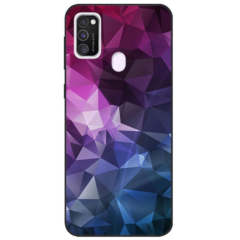 For Samsung M21 Case 6.4" Soft Silicon Cover For Samsung Galaxy M21 M 21 m215 Phone Back Bumper Funda black tpu case