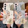 Чехол с цветами для Samsung Galaxy A55 A54 A35 A25 A15 5G A16 A53 A52 A34 A14 S20 S21 FE S22 S23 S24 Ultra Capa A56 A26 A36 S25