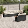 Garden Furniture Set - vidaXL - 8 Pcs - Woven Resin - Removable Cover - Modular Design