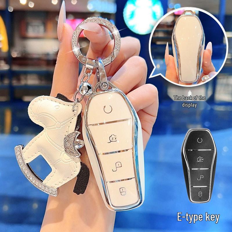 Чехол для ключа BYD Dolphin и модели Han, Qin Plus DMI, Song L, Kou Pro, Yuan, Tang, Seagull EV, Destroyer 05, Seal 06