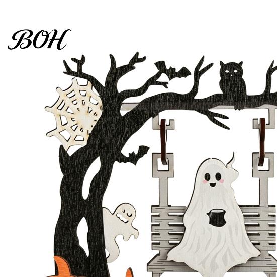 Halloween Table Decorations Funny Desktop Swing Decor, Spooky Home Decor for Living Room Entryway Holiday Displays Tabletop, Gothic Fall Themed