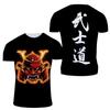 Футболка Bushido Cool 3D Printed Футболка летняя модная мужская с японским самурайским узором Простая уличная футболка с принтом