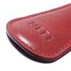 NEEL Original Shoehorn Mobile Shoehorn Keychain Italian Leather Red