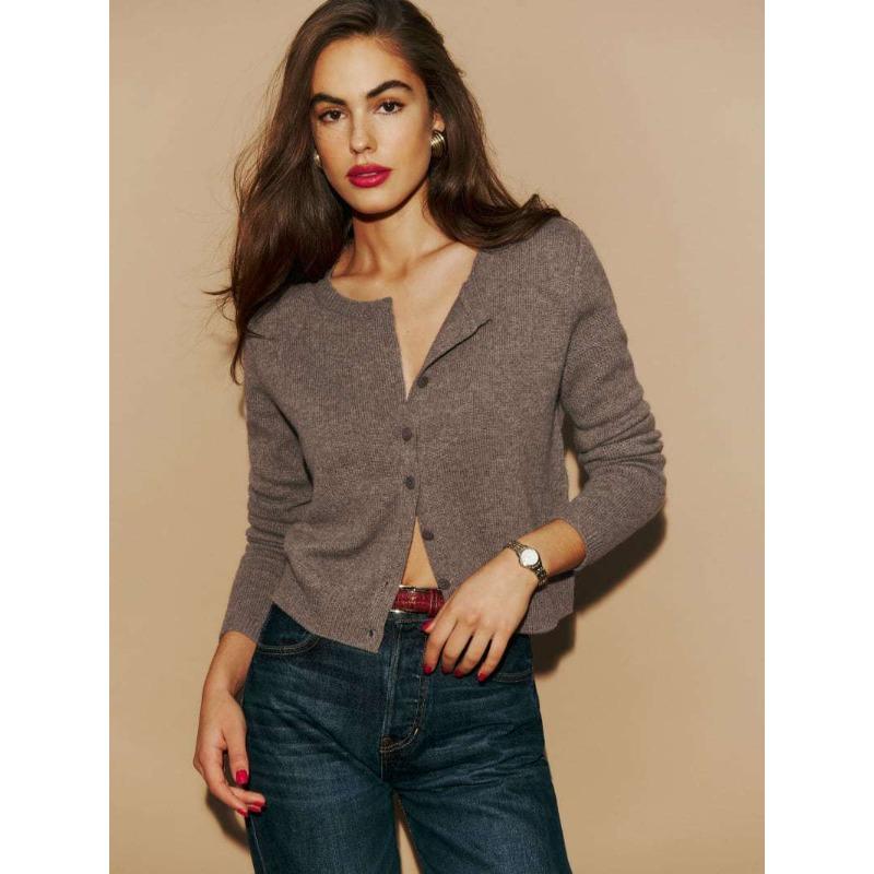 Women S Long Sleeve Knit Cardigan Button Front Casual Top