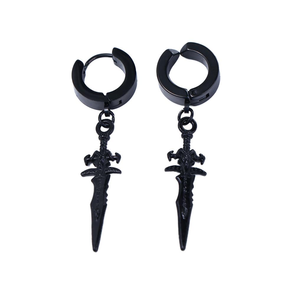 Silver No Pierced For Women Cross Korean Stud Earrings Men Ear Clips Ear Cuff Clip On Earrings