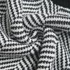 2026 Fall/Winter Retro Striped Off-Shoulder Lantern Sleeve Sweater for Women