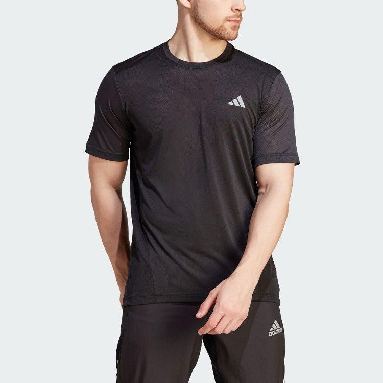 adidas Мужская черная футболка для бега IM4194