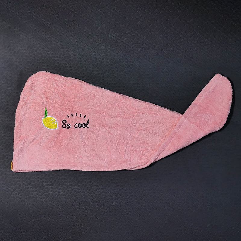 Женская суперабсорбирующая быстросохнущая шапочка для душа - полотенце-обертка из кораллового флиса для сушки волос
