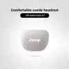 Car Logo Car Neck Pillow & Back Support Cushion Comfortable For Jeep Wrangler JK Gladiator Renegade Grand Cherokee Valve Stem LVCZN1