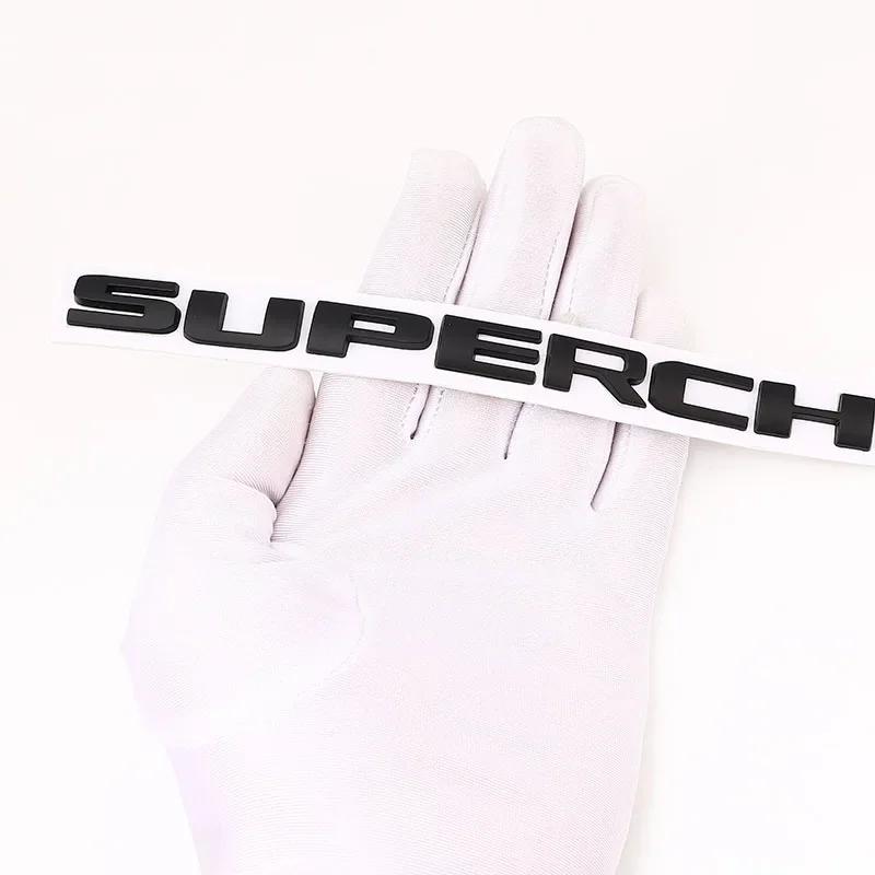 3D металлическая наклейка на автомобиль, эмблема, автозначок, наклейка для логотипа Supercharged A3 A4 A5 A6 Q3 Q5, стиль