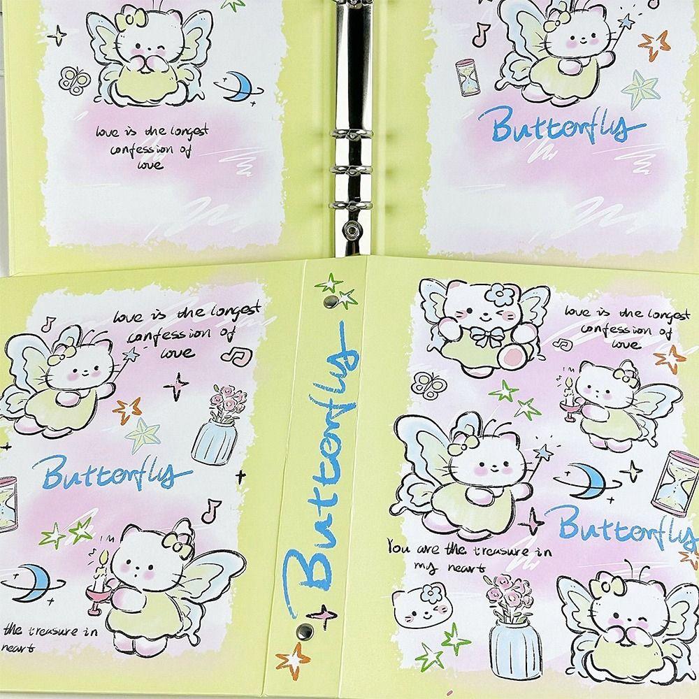 Beautiful Hand Drawn Photo Album Binder Photocard Collection Books Cartoon Photocard Holder Gift