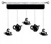 Kitchen curtain lambrequin with openwork decorations Garland GLAMUR coffee white 90