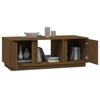  Coffee Table, Honey Brown, 110x50x40 Cm, Solid Pine Wood
