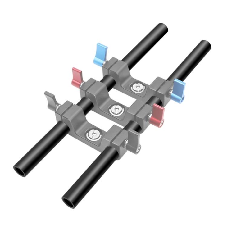 Легкий 15-мм рельсовый стержень для камеры Алюминиевый удлинительный стержень с резьбой M-12 Для DSLR риггинга Студийные аксессуары 2 шт.
