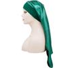 Men's And Women's Satin Elastic Hat Velvet Long Tail Pirate Hat Hip Hop Oversize Bandana Hat