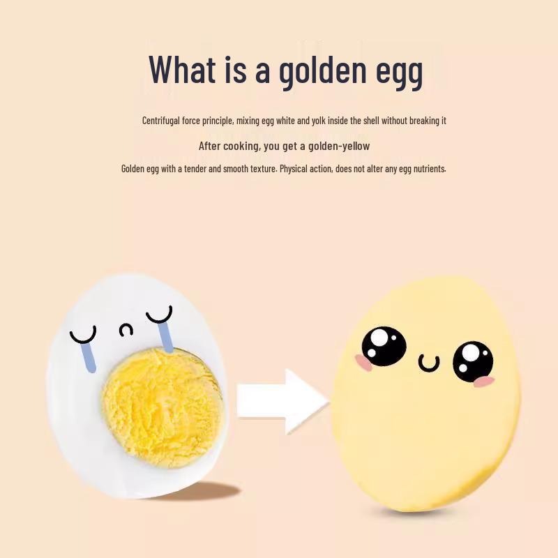 Миксер «Золотое яйцо»: Ручной шейкер для яичного белка и желтка для создания золотых яиц
