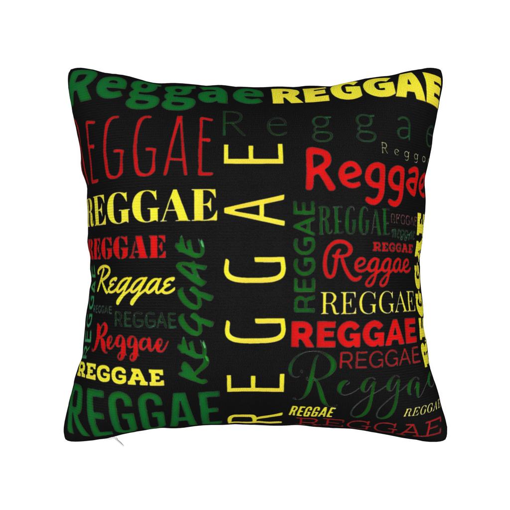 Flag of Reggae of Jamaica Pillowcase Polyester Cushion Cover Decorative Rasta  Pillow Case Cover Home Wholesale 40X40cm