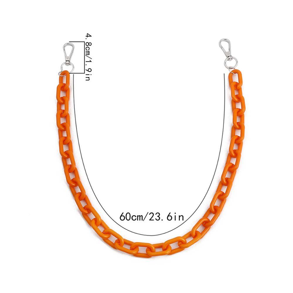 Decoration Men Women Acrylic Chains Plastic Belts Punk Style Waist Chains Pants Chains Double Layer