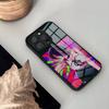 Reze Beauty Японское Аниме Чехол для Телефона Стекло Для IPhone17 Air 16 15 17 14 Pro Max 13 12 Простой Стиль 11 X XS XR Plus Для Samsung S 2