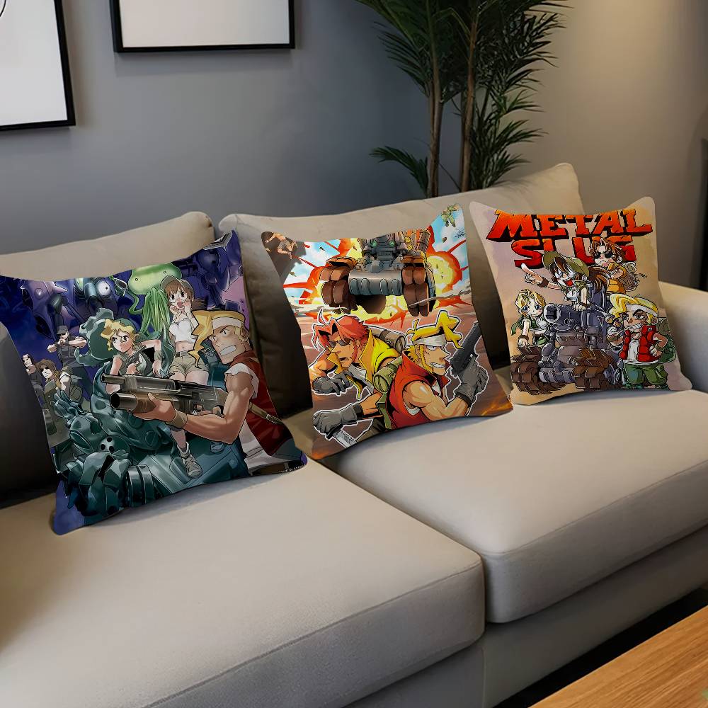 Игровой Metal Slug Наволочка Полиэстер Подушки для дивана Декоративные подушки Декор для дома Наволочка