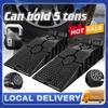 2pcs Car Ramps Heavy Duty Durable Plastic Car Ramp Car Vehicle Truck Threshold Ramp Kit Car Maintenance Ramp
