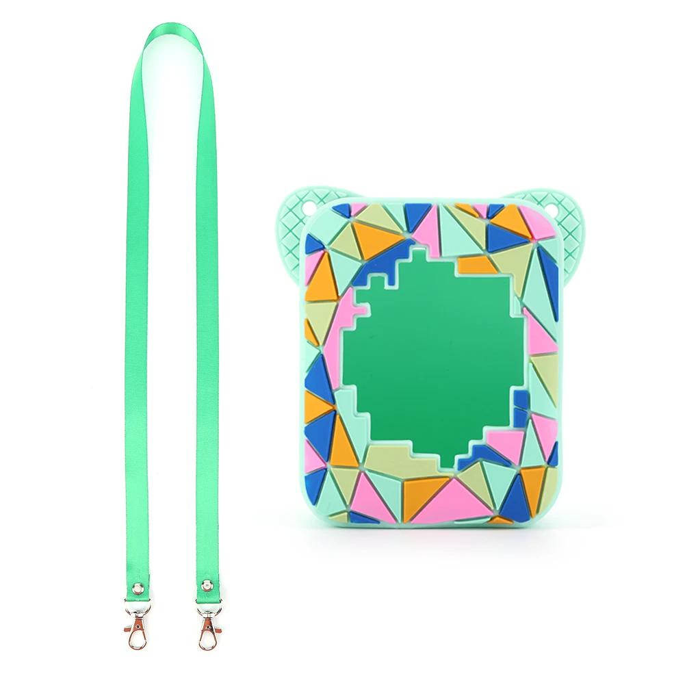 Silicone Case Washable Protective Cover with Lanyard Silicone Protective Case for Bitzee Magicals Interactive Toy Digital Pet