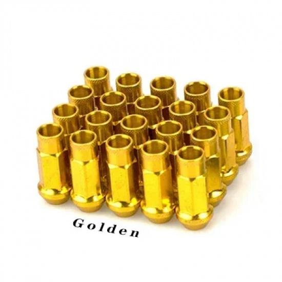 Steel Extended Open Racing Car Wheel Rims Lug Nuts Extended Tuner Nuts 20pcs/set Automobiles Wear Parts Nuts Bolts