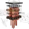 Outdoor Indoor Metalen Buis Wind Chime Met Koperen Bel Grote Windchimes Voor Patio Tuin Terras Decoratie 80Cm Premium