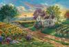 Beverly In Jigsaw Country Road X 38 (BEVERLY) [Made Japan] 300-piece Puzzle Sunflower-filled (26 Cm) 300-067