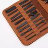 Professional Manicure Pedicure Kit 16 Pieces, Stainless Steel Nail Tools with Storage Case, Matte Black, Home Travel Portable Nail Care Set