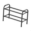 Adjustable Metal Shoe Rack, Black Storage for Garage And Entryway