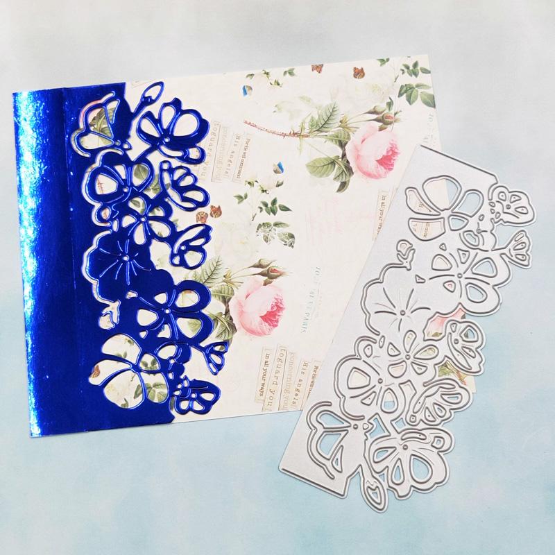 Цветы и бабочки, открытки, кружева, металлические трафареты для скрапбукинга, тиснение, трафареты для изготовления карт, ремесленный декор