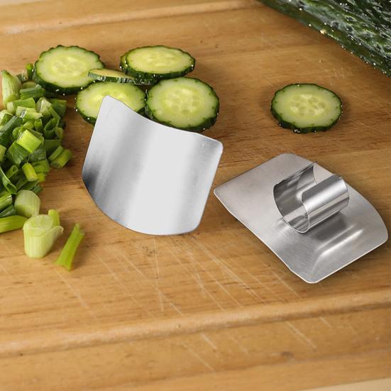 Защита пальцев из нержавеющей стали, безопасная овощерезка, инструмент для защиты рук, кухонный инструмент для защиты пальцев, кухонный гаджет