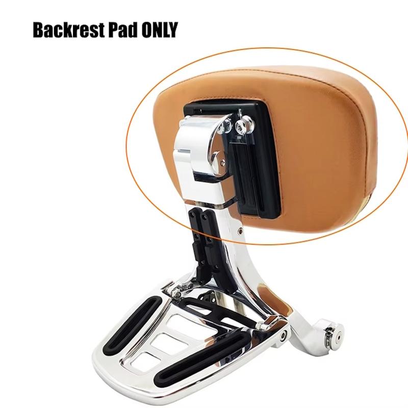 For Adjustable Driver Motorcycle Passenger Rider Sissy Bar Backrests Multi Purpose Backrest Pad Cushion