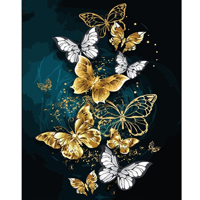 DIY Бабочка 5D алмазная живопись полная круглая дрель животное Алмазная вышивка наборы крестиков мозаика подарок настенное искусство домашний декор