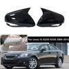 Для Lexus IS350 IS250 ES350 2008-2012 с левым рулем Автомобильная наклейка Крышка зеркала заднего вида Бокового зеркала Колпачок крыла Накладка на внешнюю дверь Задний вид ABS