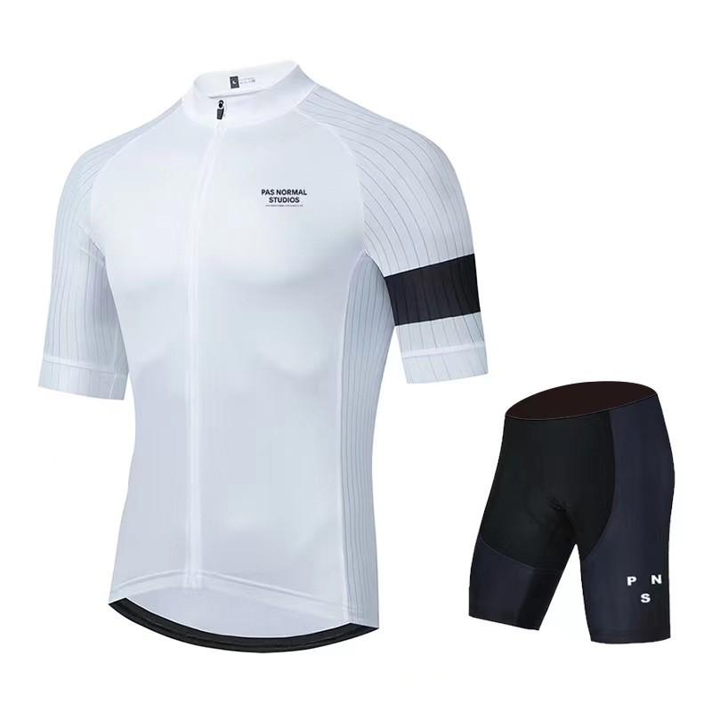 Men Women Cycling Jersey Set Short Sleeve Quick Dry Breathable Bike Riding Outfit Sports Apparel