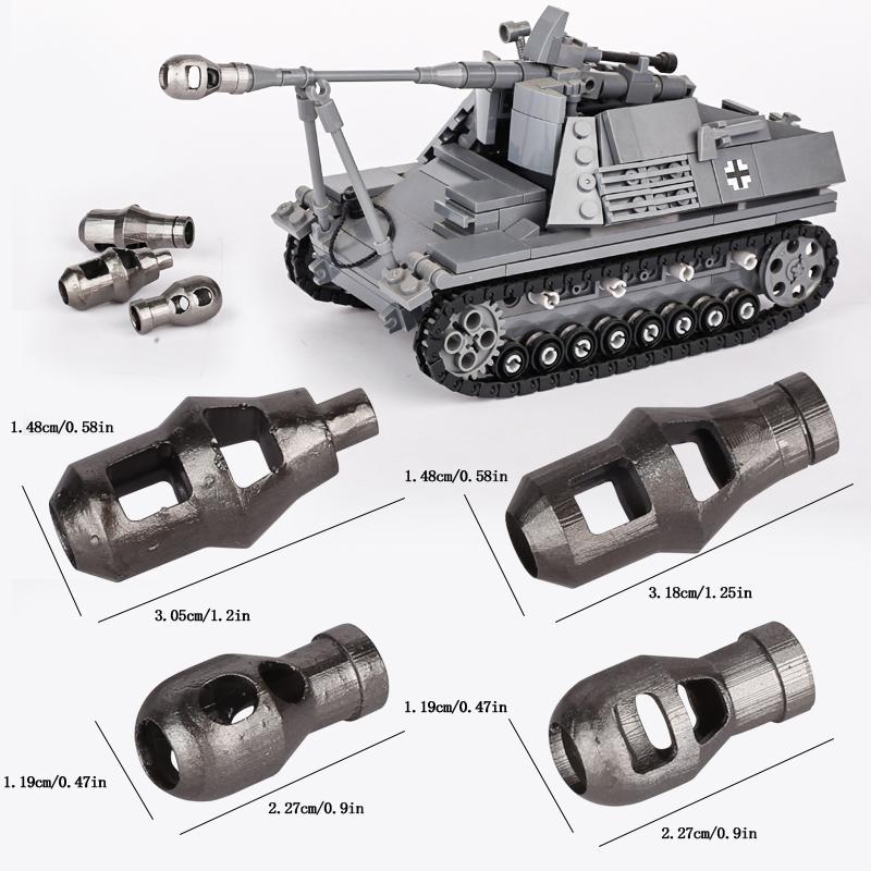 Конструктор MOC Игрушки Военный Автомобиль Транспортное Средство Танк WW2 Строительные Блоки Французский Истребитель R-35 AS-565 Бронированный Детский Подарок