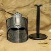 Fantasy Gothic Knight Helmet with Display Stand Handmade Medieval Dark Armor Replica Cosplay, LARP Collectible