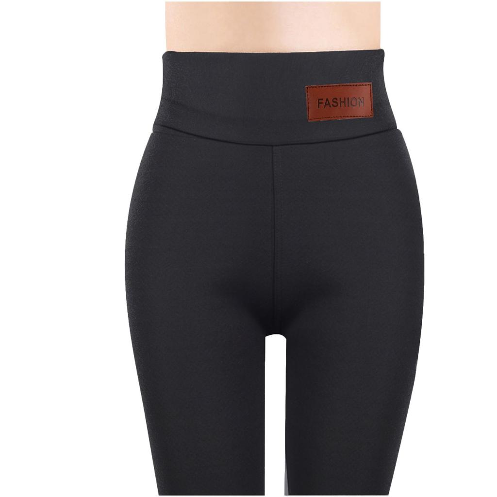 Женские однотонные теплые зимние узкие толстые бархатные шерстяные кашемировые брюки Брюки